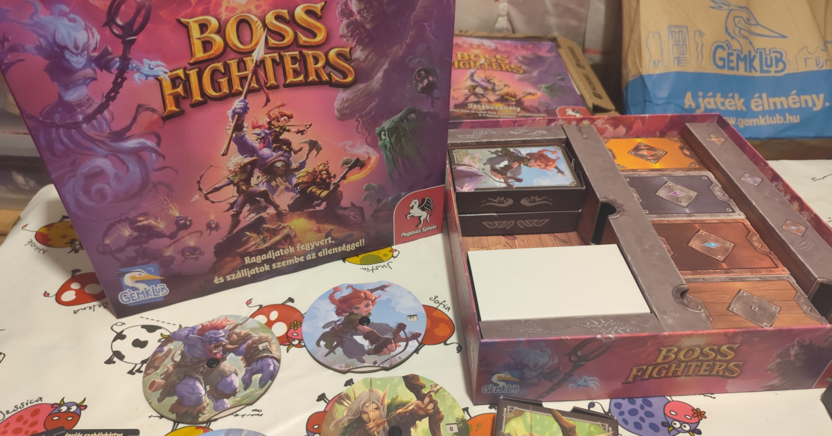 Boss Fighters társasjáték bemutató