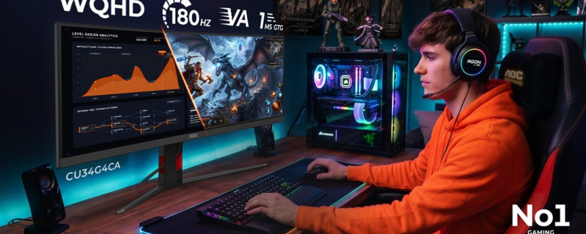 AOC CU34G4CA teszt