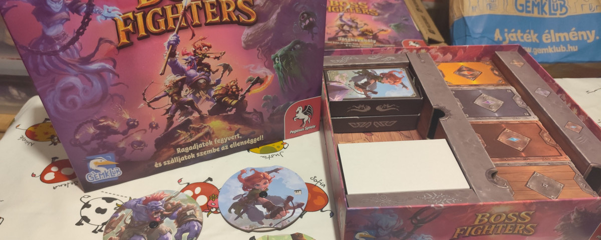 Boss Fighters társasjáték bemutató