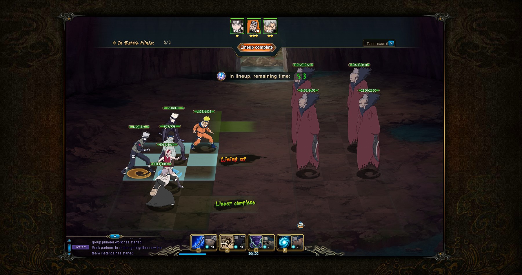 NARUTO_ONLINE_BattleSetup
