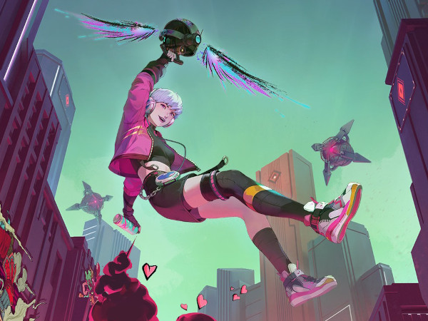 RKGK / Rakugaki - már elérhető a futurisztikus platformer