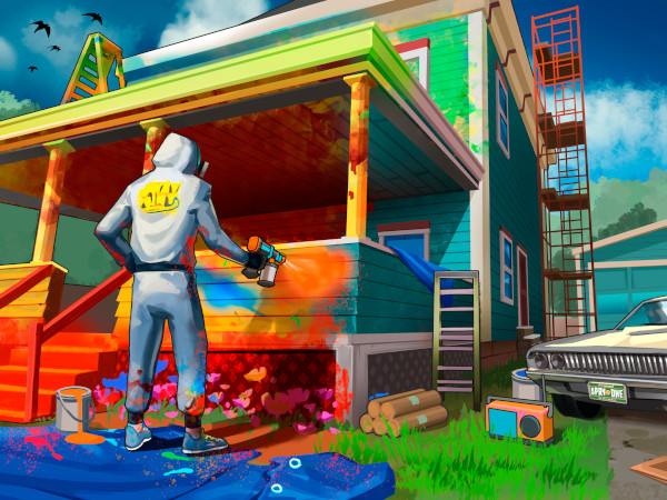 Megjelenési dátumot kapott a Spray Paint Simulator
