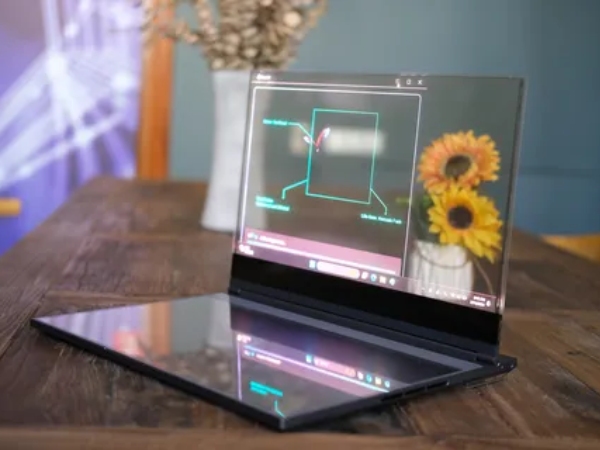 Átlátszó laptoppal kísérletezik a Lenovo
