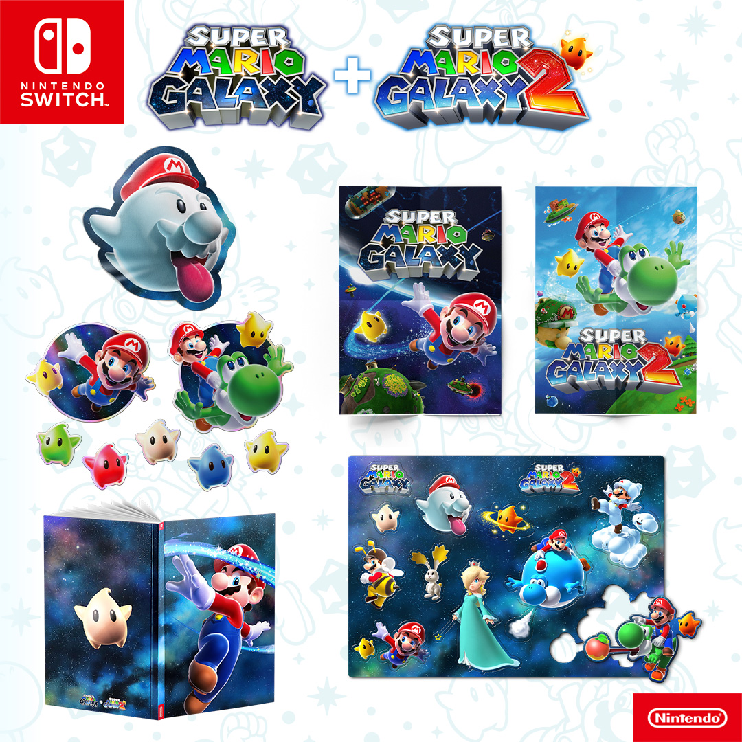 Nyerj Super Mario Galaxy 1+2 ajándékcsomagot!